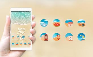 Summer Beach Live Wallpaper for  Samsung Galaxy capture d'écran 3