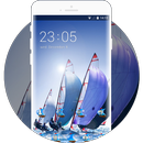 Sailing Theme: Sailboat on Blue Sea Wallpaper HD APK