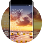 Theme for Micromax: Sunset Live wallpaper icône