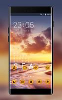 Theme for Micromax: Sunset Live wallpaper poster