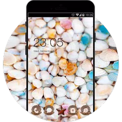 Sea Shells Wallpaper: Summer Launcher Theme HD APK Herunterladen