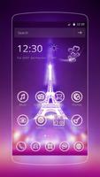 Paris Eiffel Tower Theme poster