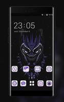 Theme for Black SuperHero Panther Purple Jaguar Affiche