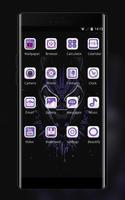 Theme for Black SuperHero Panther Purple Jaguar capture d'écran 1