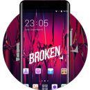 kpop theme purple crystal wallpaper APK