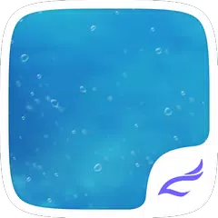 Скачать Blue Bubble Theme APK