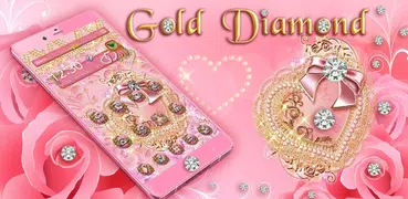Diamante rosa de oro
