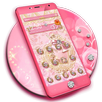 Pink Gold Diamond Live Theme APK