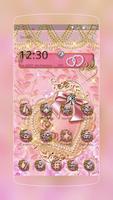 Pink Gold Diamante Cartaz