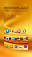 Gold Samsung Galaxy S8 poster