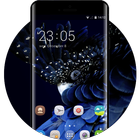 Elegant Blue ColorOS Launcher Theme for OPPO biểu tượng