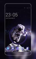Space Astronaut Galaxy Universe HD Wallpaper poster