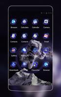 Space Astronaut Galaxy Universe HD Wallpaper screenshot 1