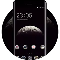 Baixar Moon Surface 3d Globe Launcher Theme APK