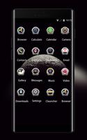 Moon Surface 3d Globe Launcher Theme スクリーンショット 1