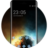 Galaxy Space Theme for Oppo f3 plus HD Wallpaper icon