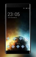 Galaxy Space Theme for Oppo f3 plus HD Wallpaper poster
