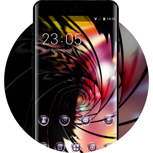 Glassy Texture Theme for Jio Phone