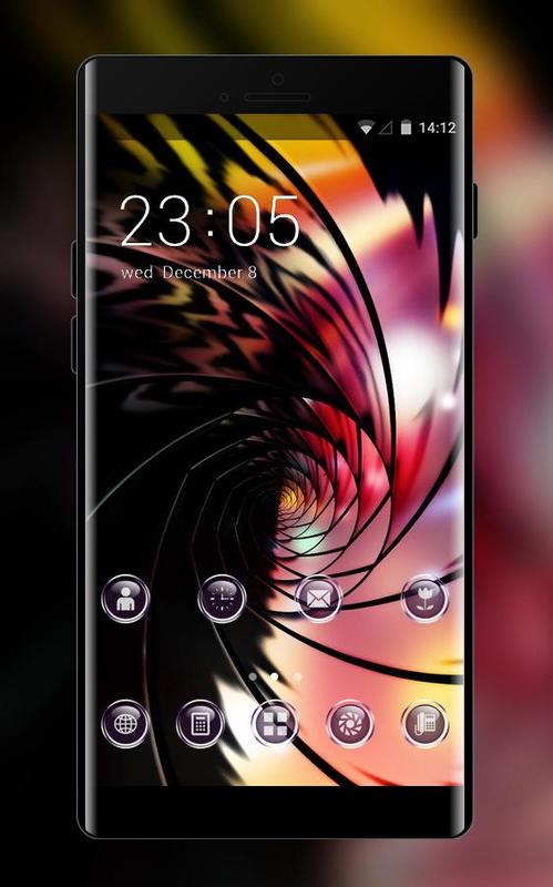 Theme for Jio Phone Launcher Glassy Wallpaper for Android 