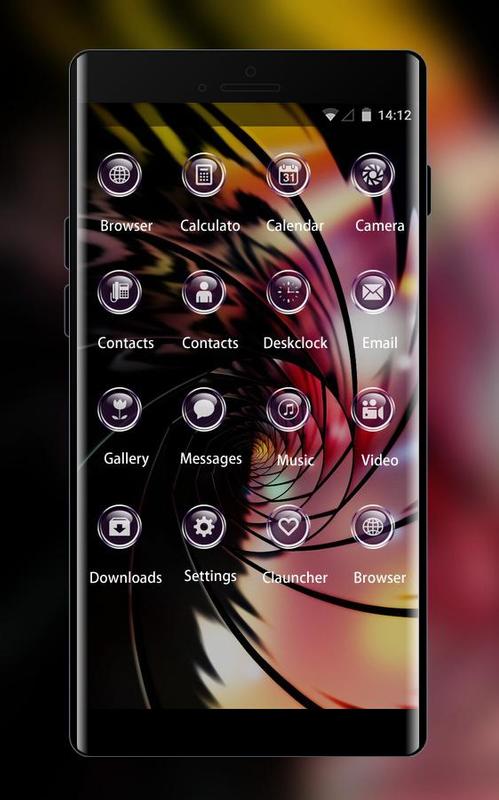 Theme for Jio Phone Launcher Glassy Wallpaper for Android 