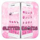 Glitter Emojis Theme APK