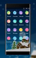 Graffiti art theme wallpaper christmas tree new syot layar 1