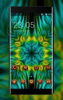 Theme for Asus Zenfone fractal patterns wallpaper poster