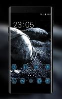 Theme for dark technology moon apollo wallpaper Affiche