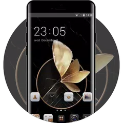 Business theme Golden Butterfly APK download