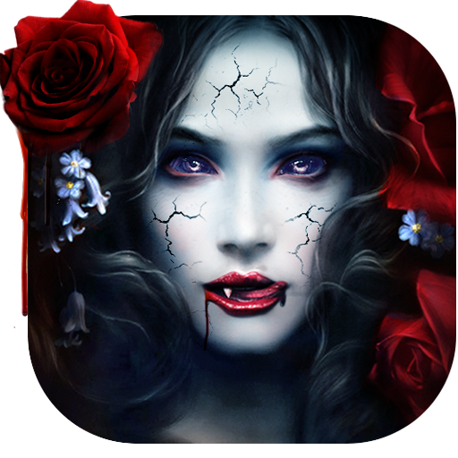 Demon Launcher Theme: Vampire Love Story Wallpaper