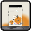 Theme for Xperia Xz3 bicycle minimalism