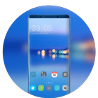 Theme for Huawei Honor note10 clean blue wallpaper icono