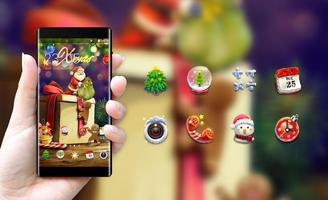 Holiday theme xmas gift cartoon wallpaper HD 截圖 3