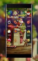 Holiday theme xmas gift cartoon wallpaper HD ภาพหน้าจอ 1