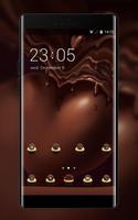 Poster Sweet chocolate theme candy cake icon pack