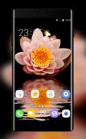 Theme for Xiao Mi Band 3 flowers water hope Affiche