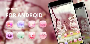 spring theme for Moto G5 blossom branch wallpaper