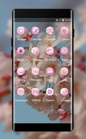 Spring theme blossom branch sky wallpaper 스크린샷 1