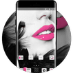 Girly face theme for Alcatel U5 HD Lips wallpaper