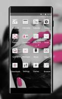 Girly face theme for Alcatel U5 HD Lips wallpaper screenshot 1