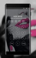 Girly face theme for Alcatel U5 HD Lips wallpaper screenshot 2