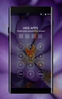 Purple theme for LG Q6 macro flower wallpaper স্ক্রিনশট 2