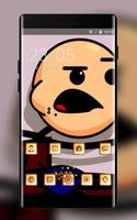 Cartoon theme surprise meme emotion wallpaper постер