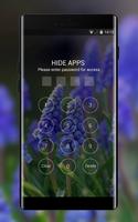 Emotion theme wallpaper muscari flowers leaves ภาพหน้าจอ 2