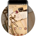 vintage theme notebook paper nostalgic wallpaper icon