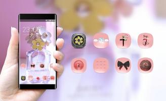 Emotion theme wallpaper perfume flowers bottle Screenshot 3