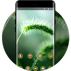 Emotion theme wallpaper plant grass motion blur иконка