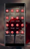 Emotion theme wallpaper red rose  stem flowers screenshot 1