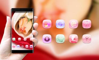 Emotion theme wallpaper rose flower fabric silk 截图 3