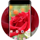 Emotion theme wallpaper rose flower petals bud icône